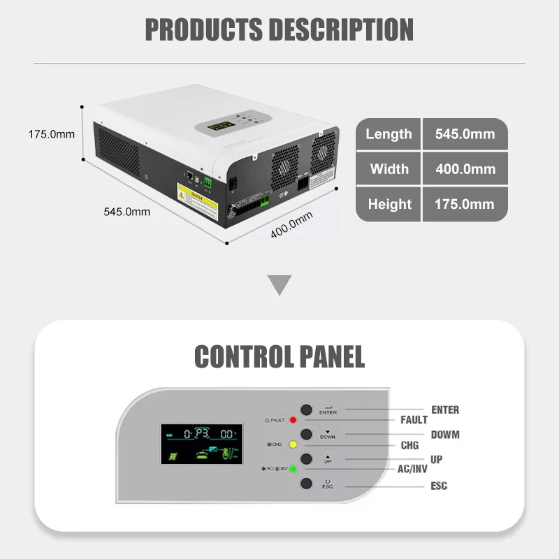 KK-9680–KK-9690 1.2–10kW Low Frequency Off-Grid Solar Inverter price
